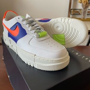 Nike Air Force 1 Pixel Concord Crimson